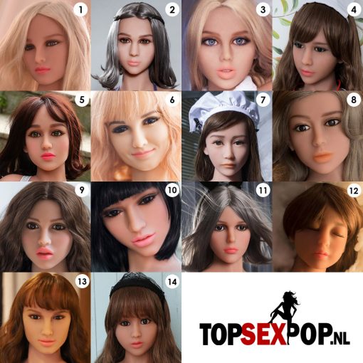 Extra los hoofd voor je Topdoll sex doll sexpop