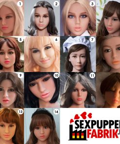 Extra loser Kopf für Topdoll Sexpuppe 2 für 1 Action Sexpuppe versandkostenfrei deutschland